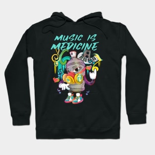 Cartoon music Graffiti Hoodie